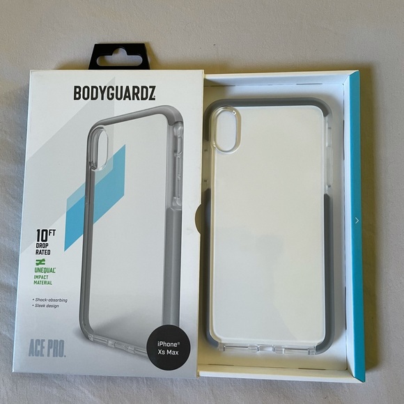 Clear bodyguardz iPhone Xs max case NWT - Picture 1 of 3